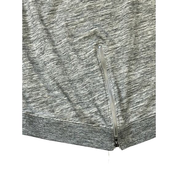 Hard Rock Cafe Women’s Sweatshirt Las Vegas Gray Size Large Back Zip Crop - Picture 3 of 7